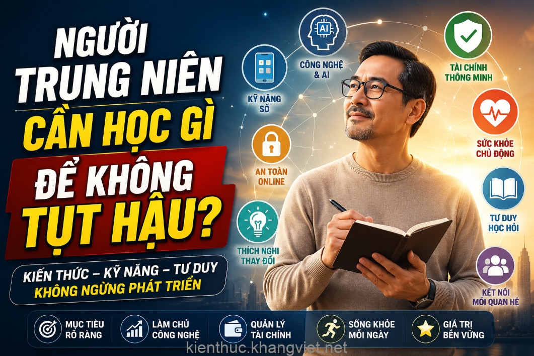 Nguoi trung nien nen hoc gi de khong tut hau